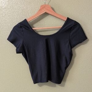 Blackmilk Matte Shortsleeve Crop